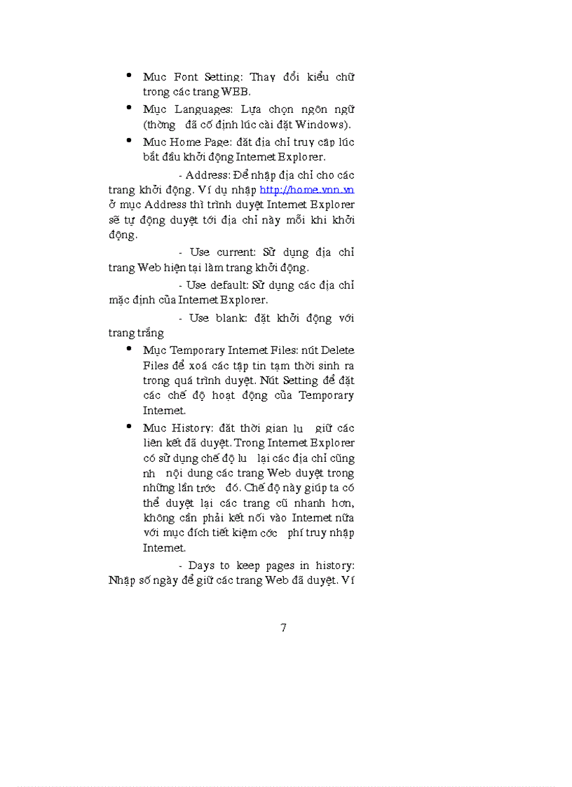 image for page Dic vu internet