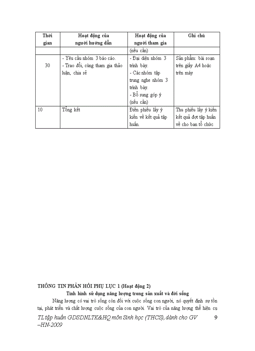 image for page GDSDNLTK HQ thông qua môn Sinh học ở trường THCS