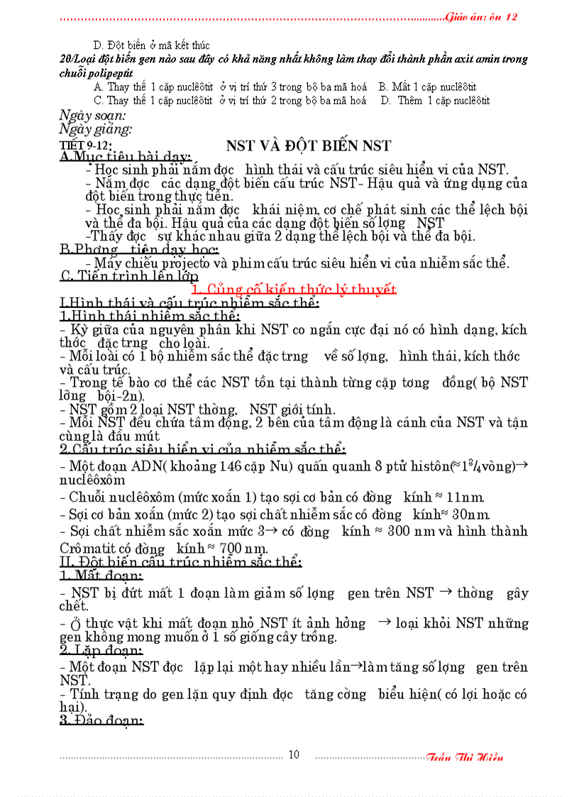 image for page Giao an on tot nghiep 12