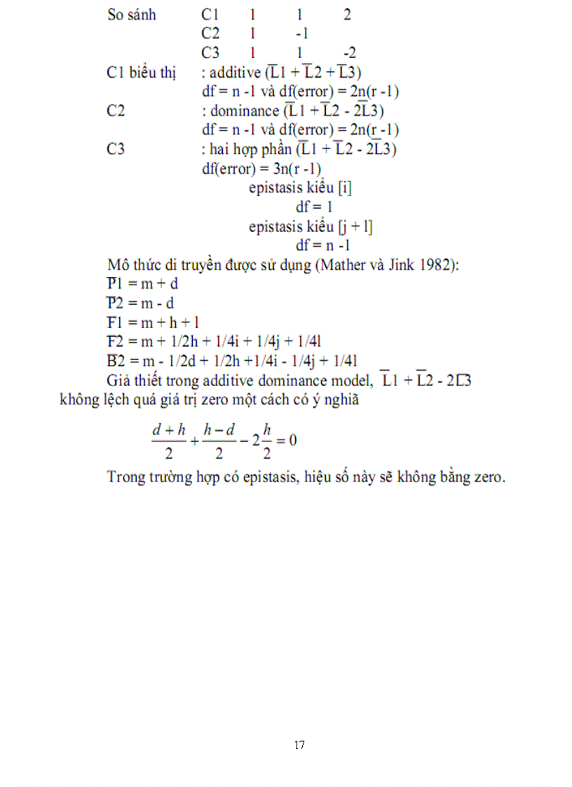 image for page Giao trinh cao hoc Di truyen so luong chuong 4