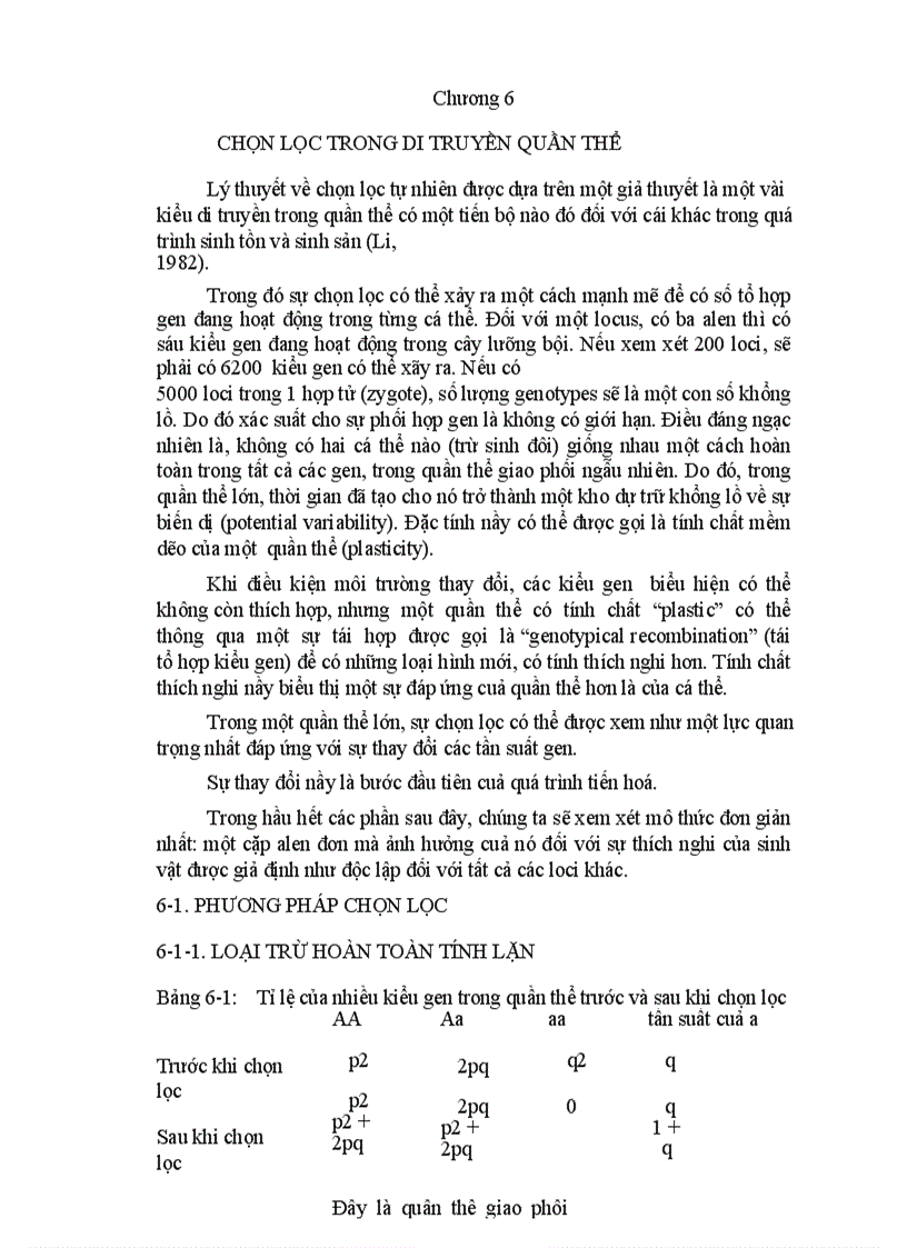 image for page Giáo trình cao học Di truyền số lượng chương 6