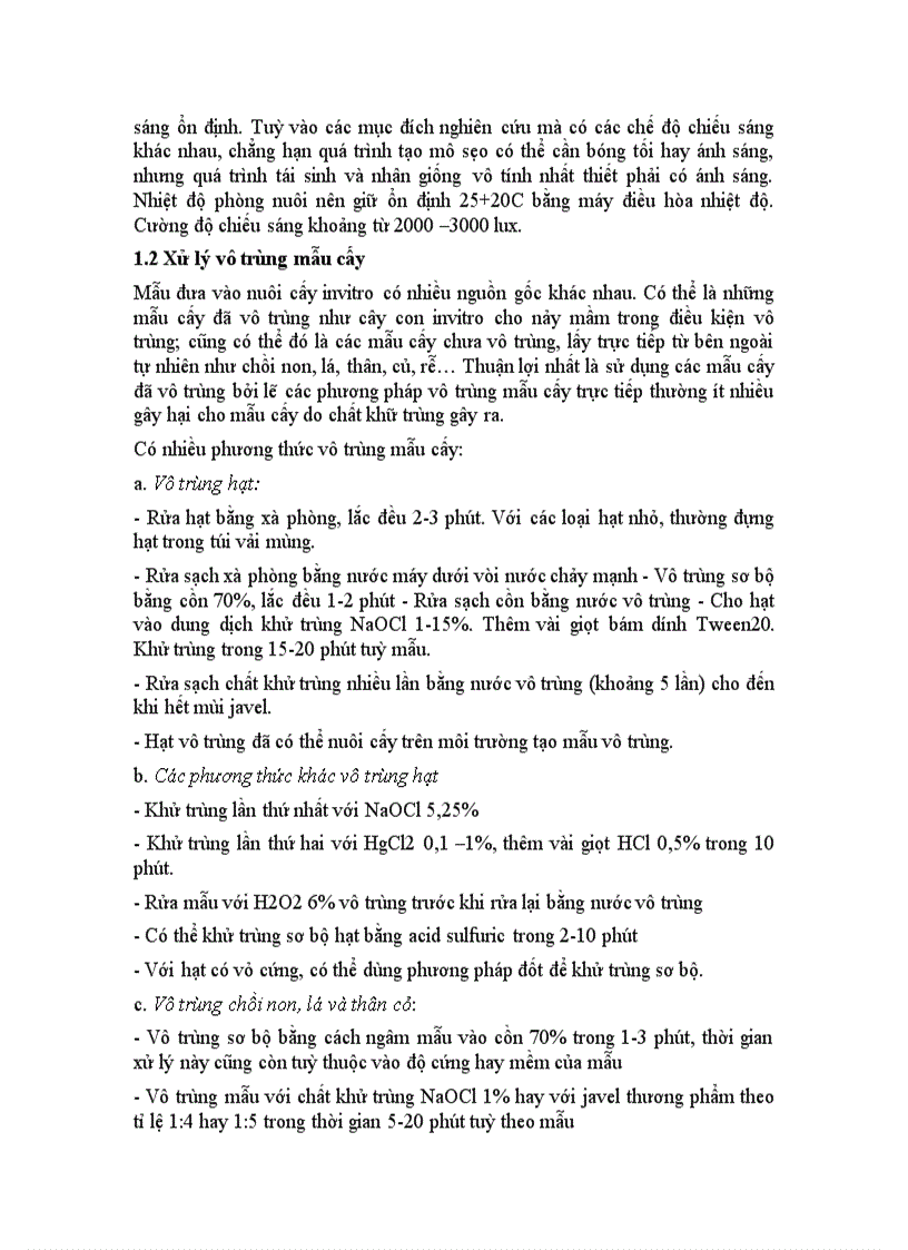 image for page Giáo trình thực hành Nuôi cấy mô thực vật