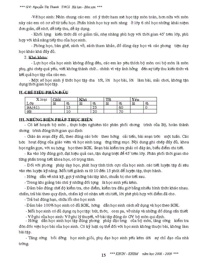 image for page Kế hoạch bộ môn