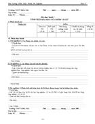 Mâu bài tường trình hóa9