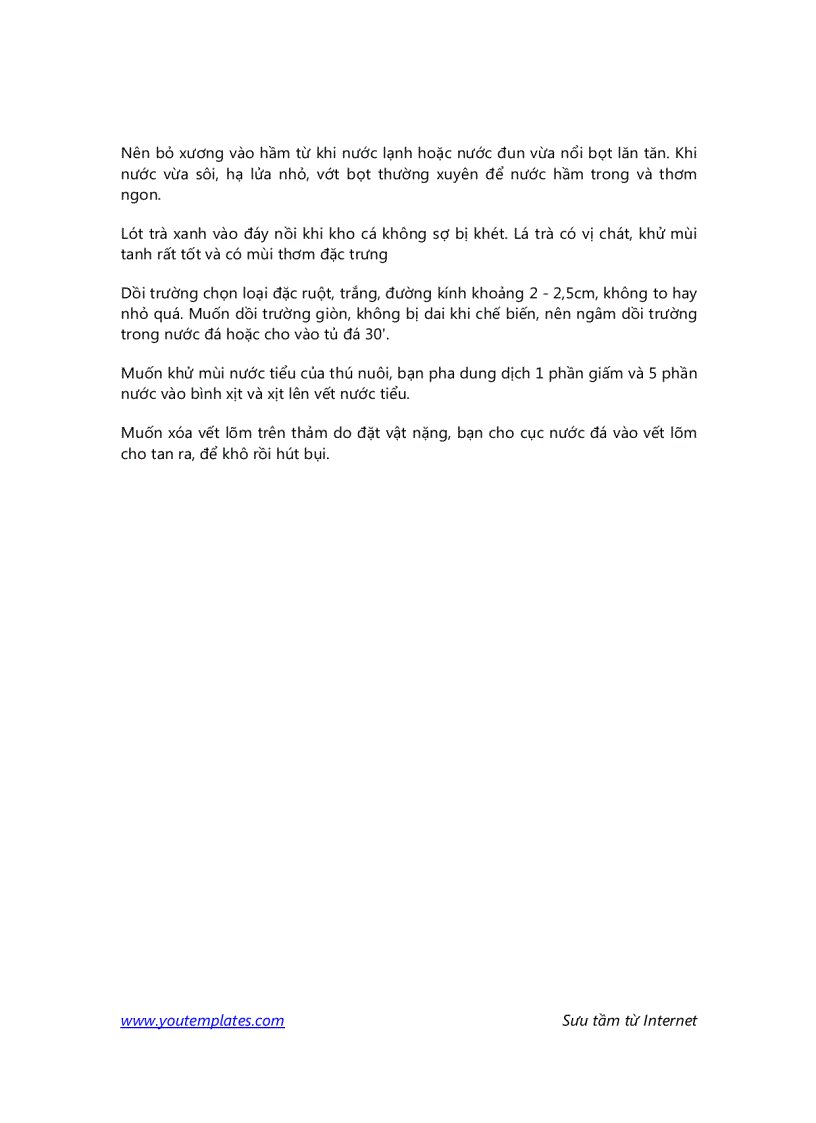 image for page Mẹo vặt trong cuộc sống phần 2