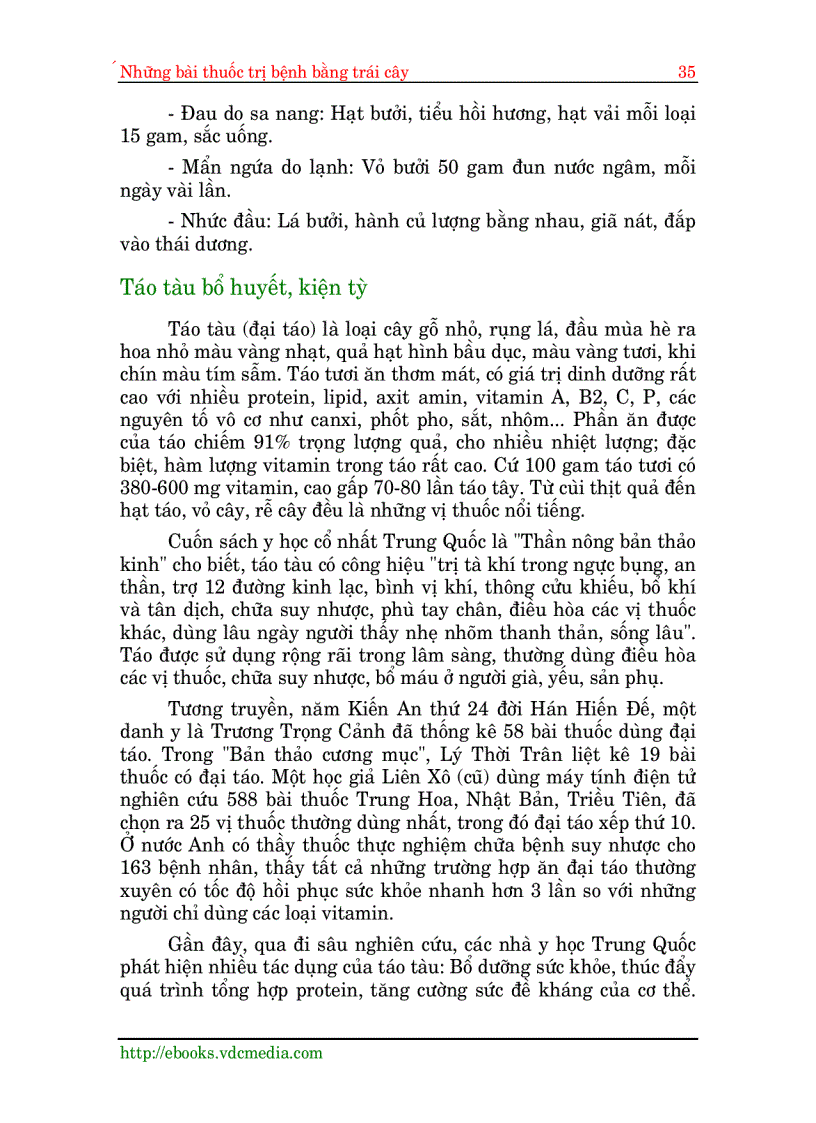 image for page Những bài thuốc trị bệnh từ trái cây