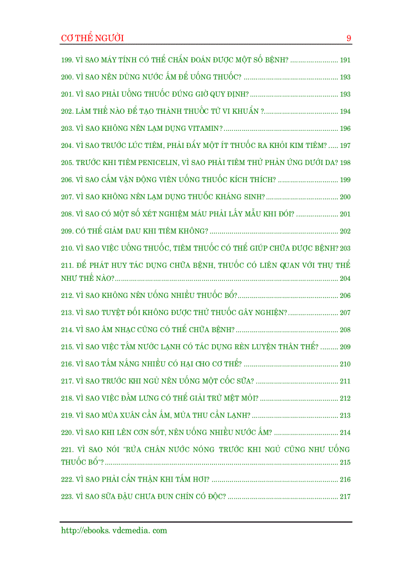 image for page Những câu hỏi về cơ thể con người