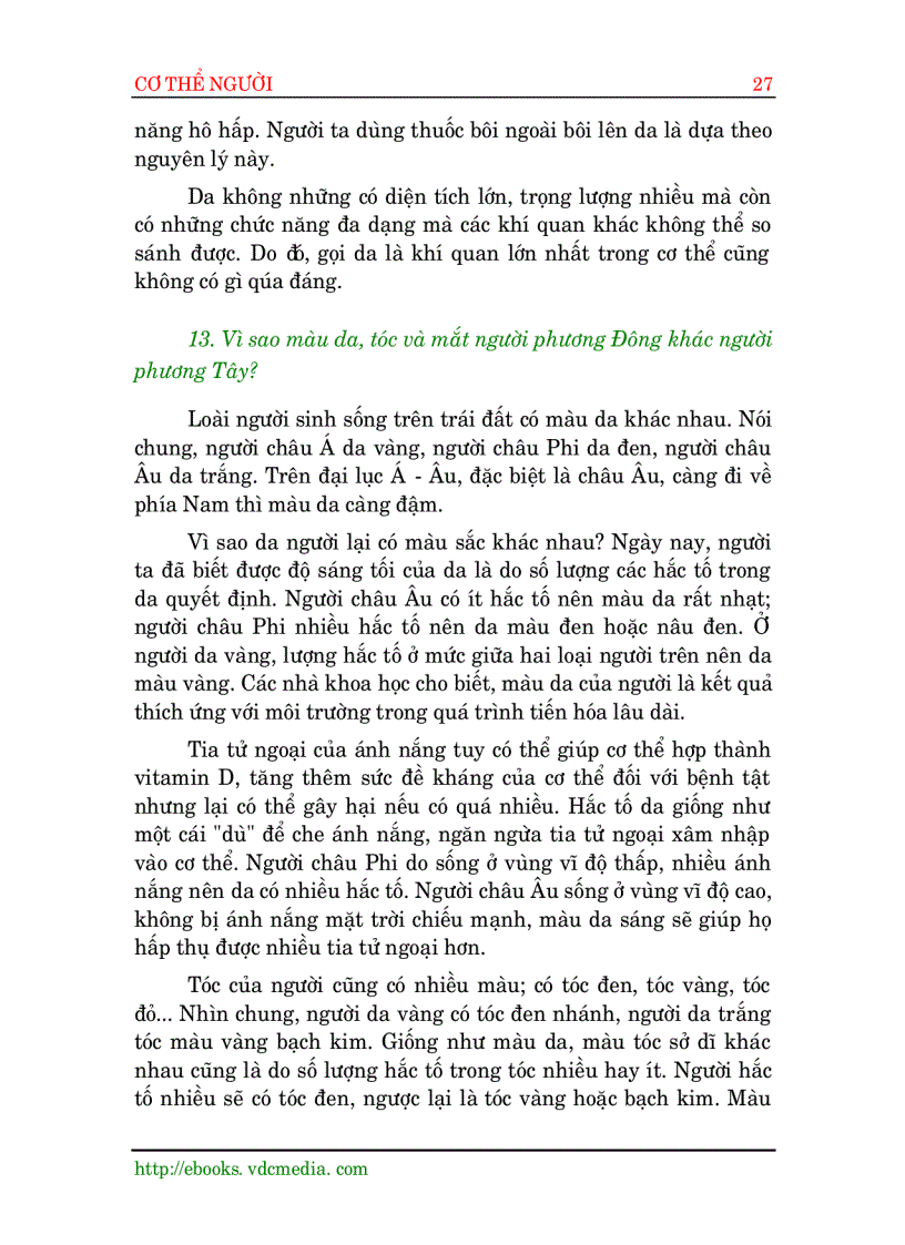 image for page Những câu hỏi về cơ thể con người