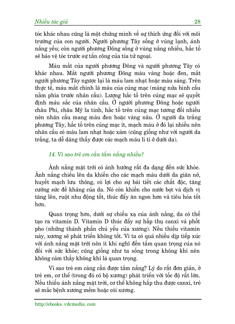 image for page Những câu hỏi về cơ thể con người