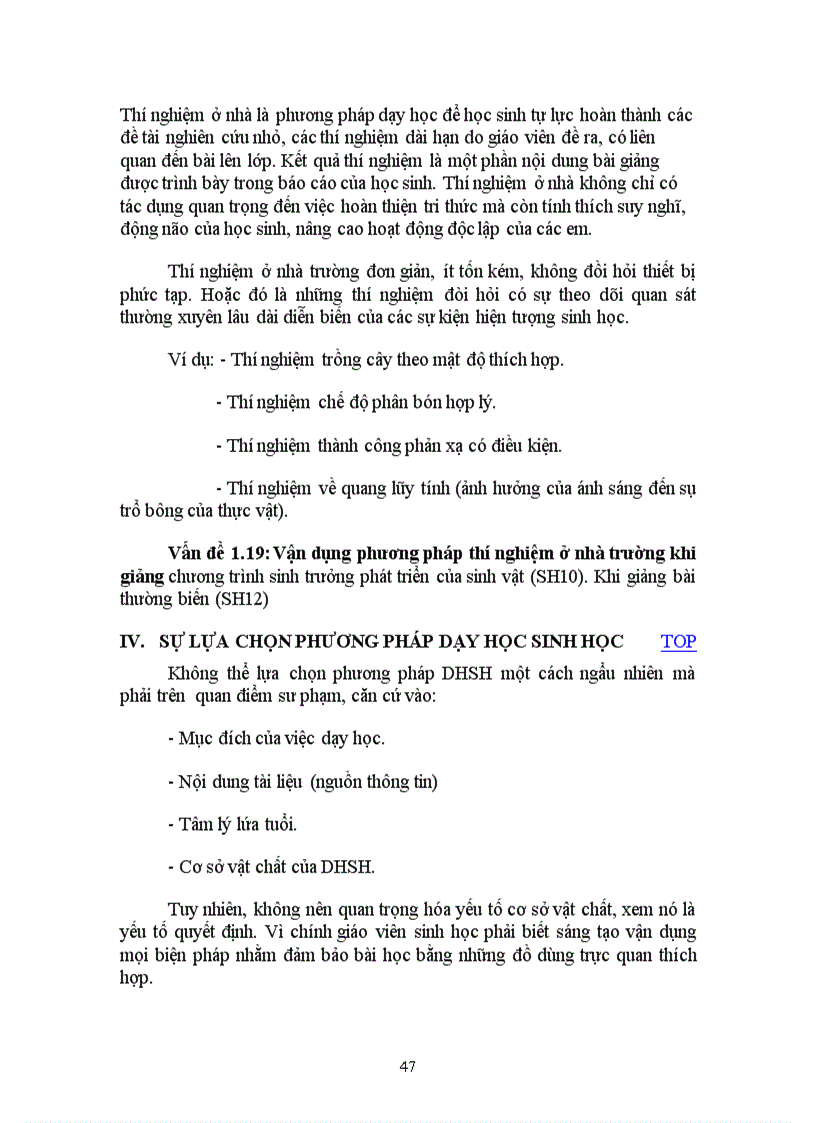 image for page Phương pháp dạy học Sinh học ở Trường phổ thông