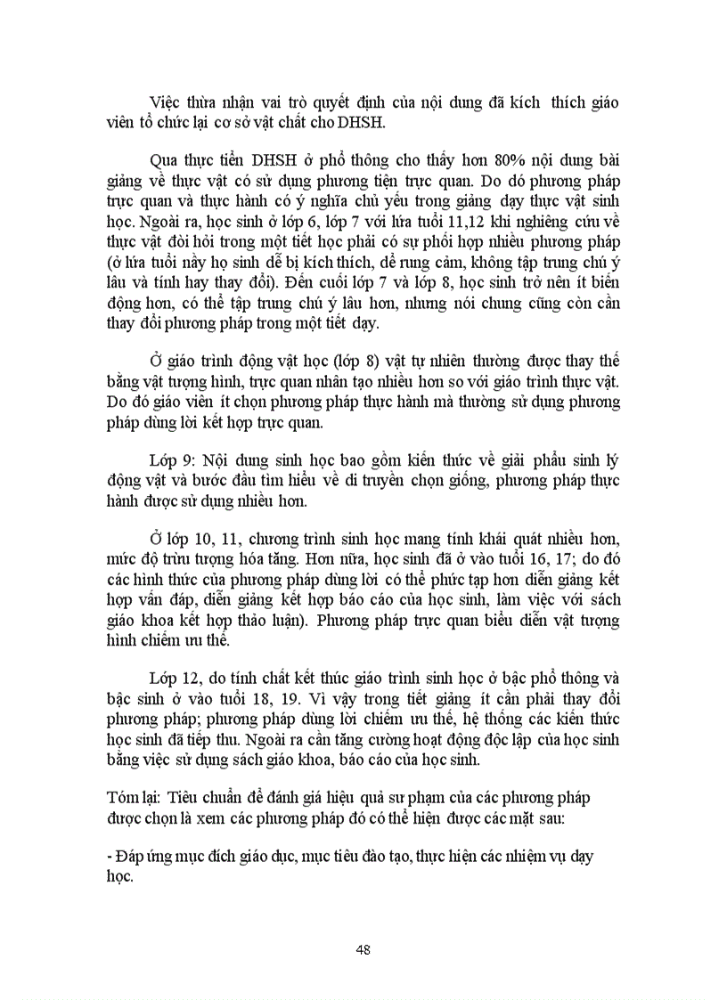 image for page Phương pháp dạy học Sinh học ở Trường phổ thông