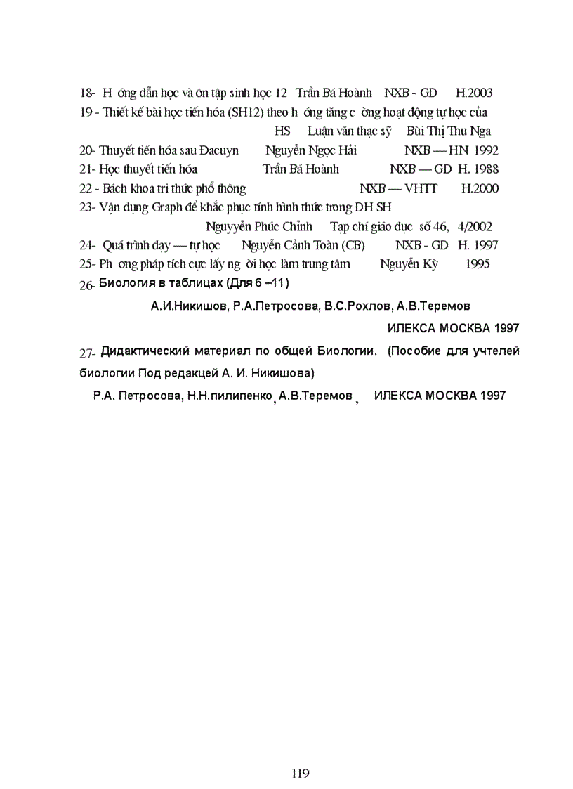 image for page Phuong phap day hoc sinh hoc Phan tien hoa lop 12