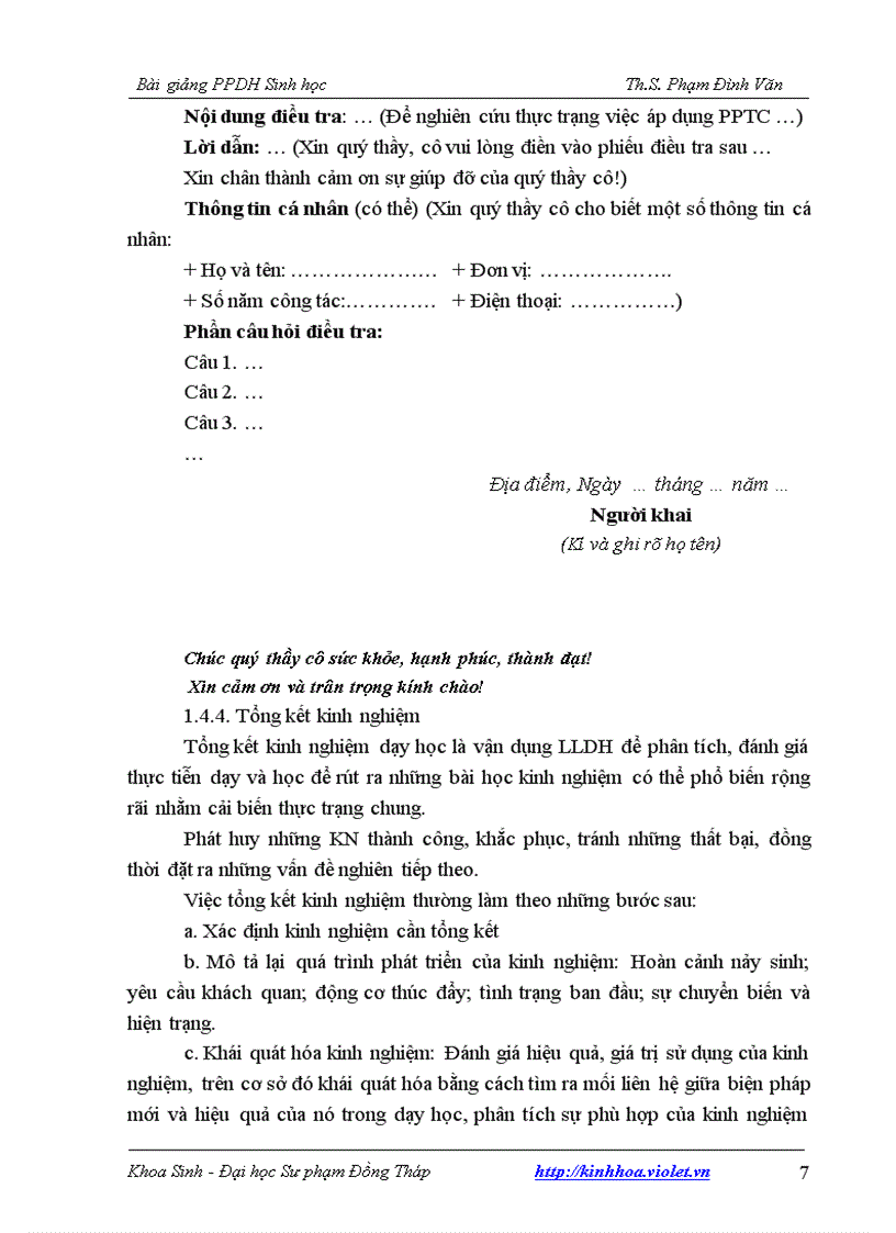 image for page Phương pháp dạy học Sinh học 1