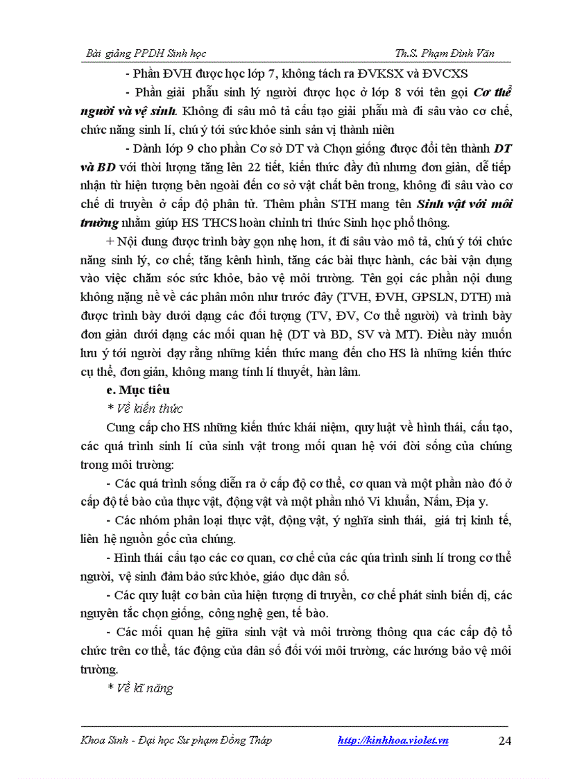 image for page Phương pháp dạy học Sinh học 1