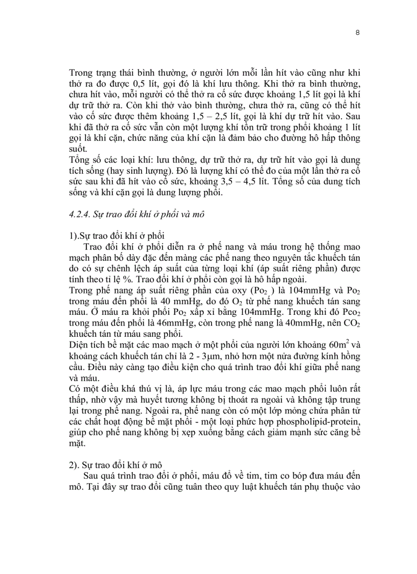 image for page Sinh lí hô hấp