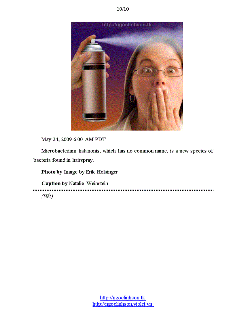 image for page Sinh vật Top 10 new species 2008