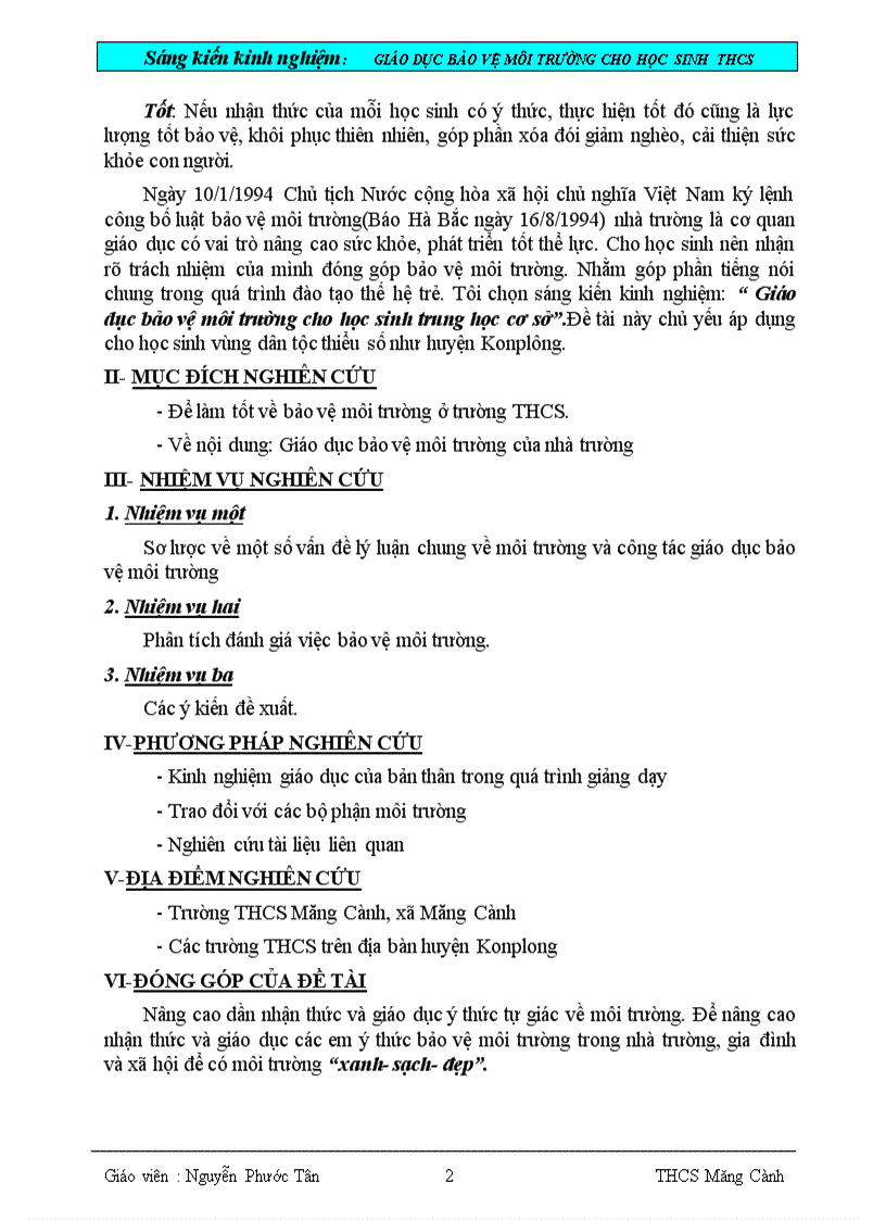 image for page Skkn bao ve moi truong