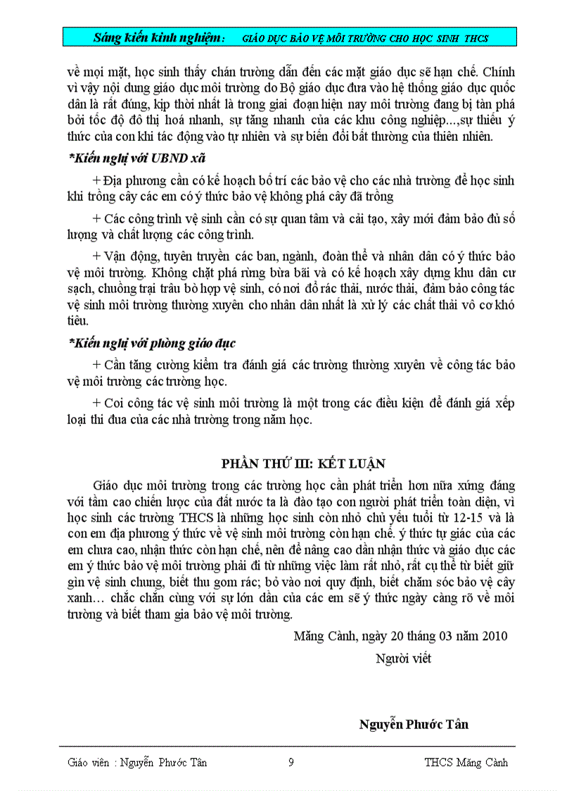 image for page Skkn bao ve moi truong