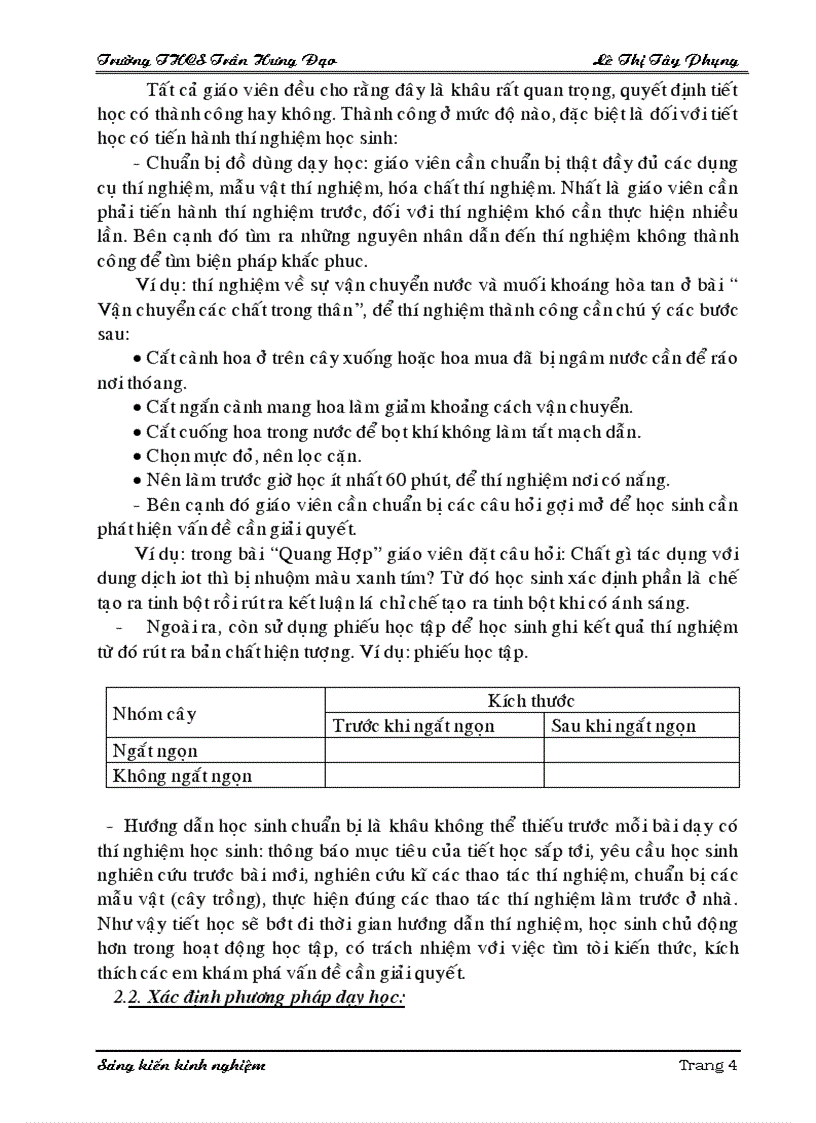 image for page SKKN giúp HS thục hành thí nghiệm ở sinh6