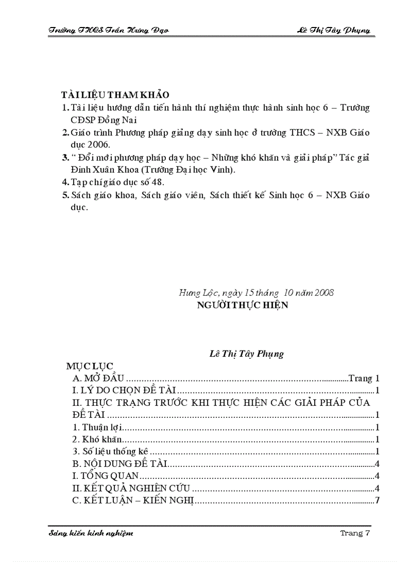 image for page SKKN giúp HS thục hành thí nghiệm ở sinh6