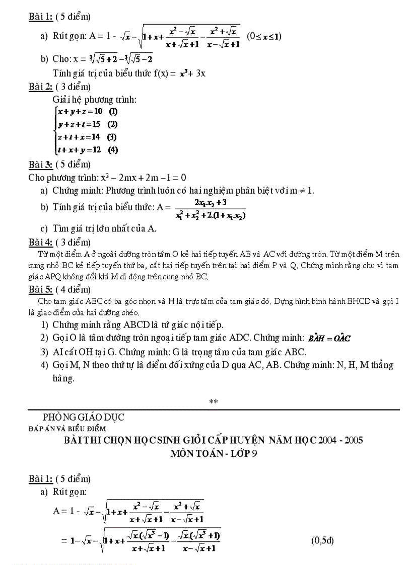 image for page Tài liệu bồi dưỡng hsg toán 9