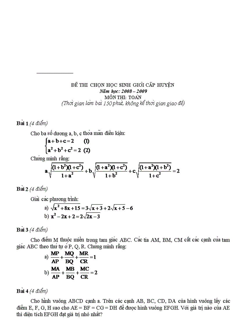 image for page Tài liệu bồi dưỡng hsg toán 9