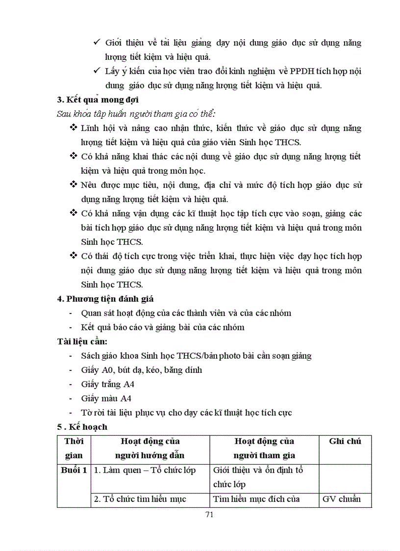 image for page Tập huấn về biên soạn đề kiểm tra xây dựng thư viện câu hỏi và bài tập Sinh học THCS