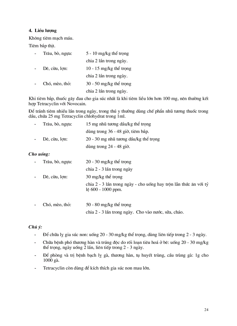 image for page Thuốc dùng điều trị trong thú y