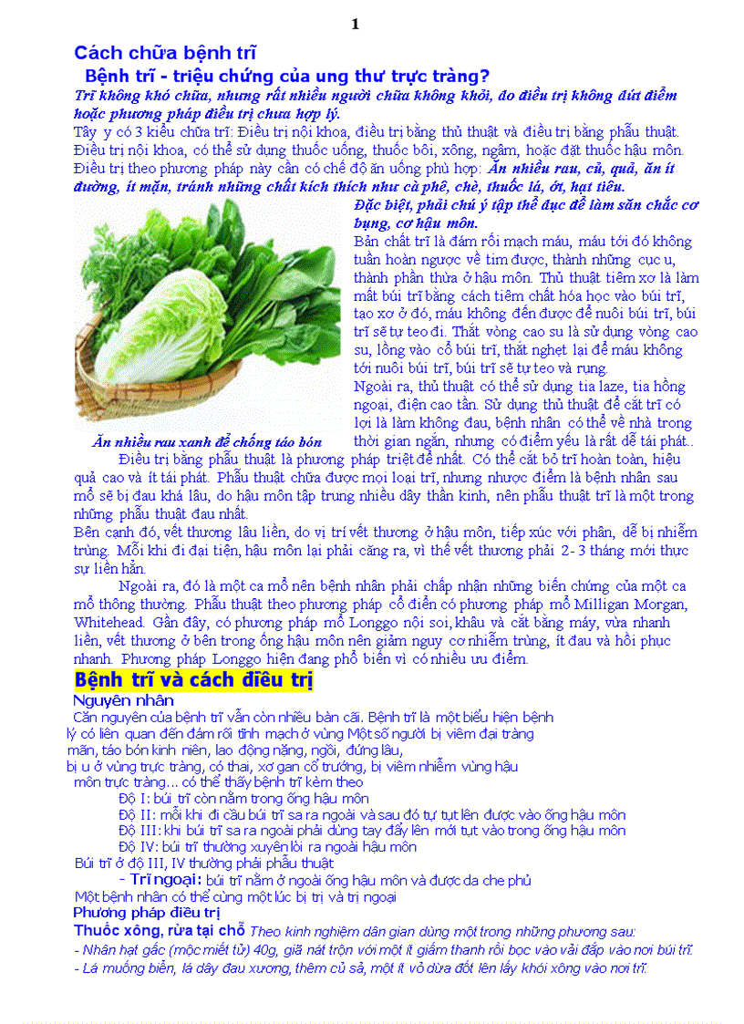 image for page Thuốc nam chữa bệnh Trĩ
