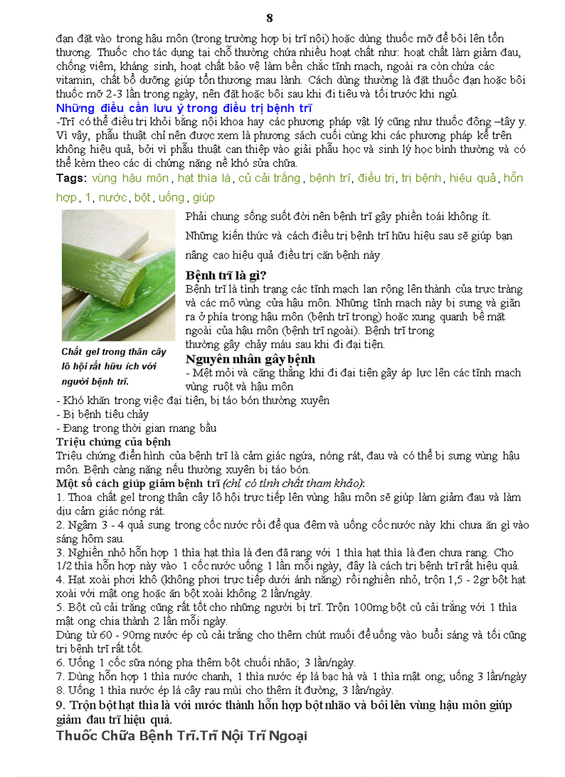 image for page Thuốc nam chữa bệnh Trĩ