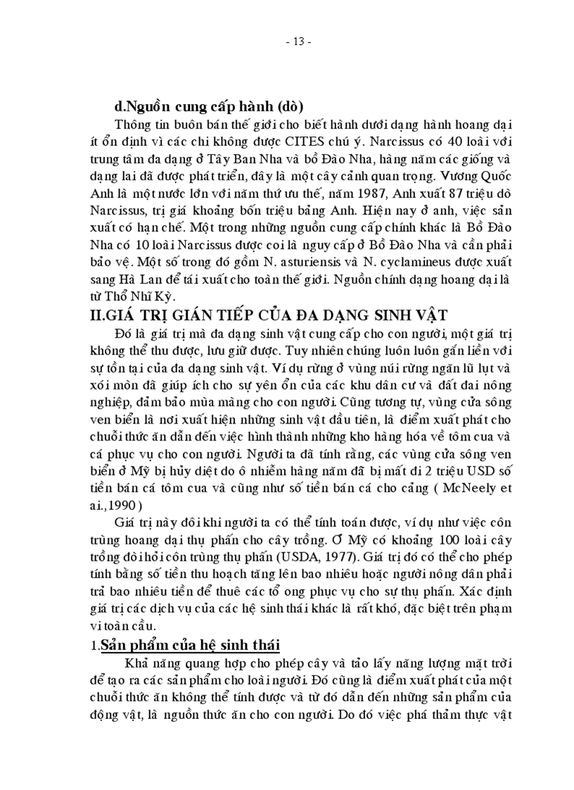 image for page Tiểu luận đa dạng sinh học