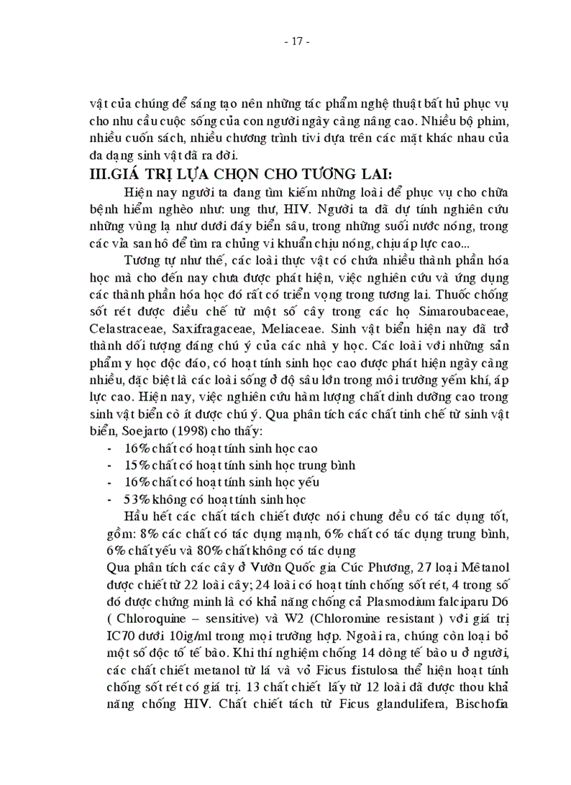 image for page Tiểu luận đa dạng sinh học