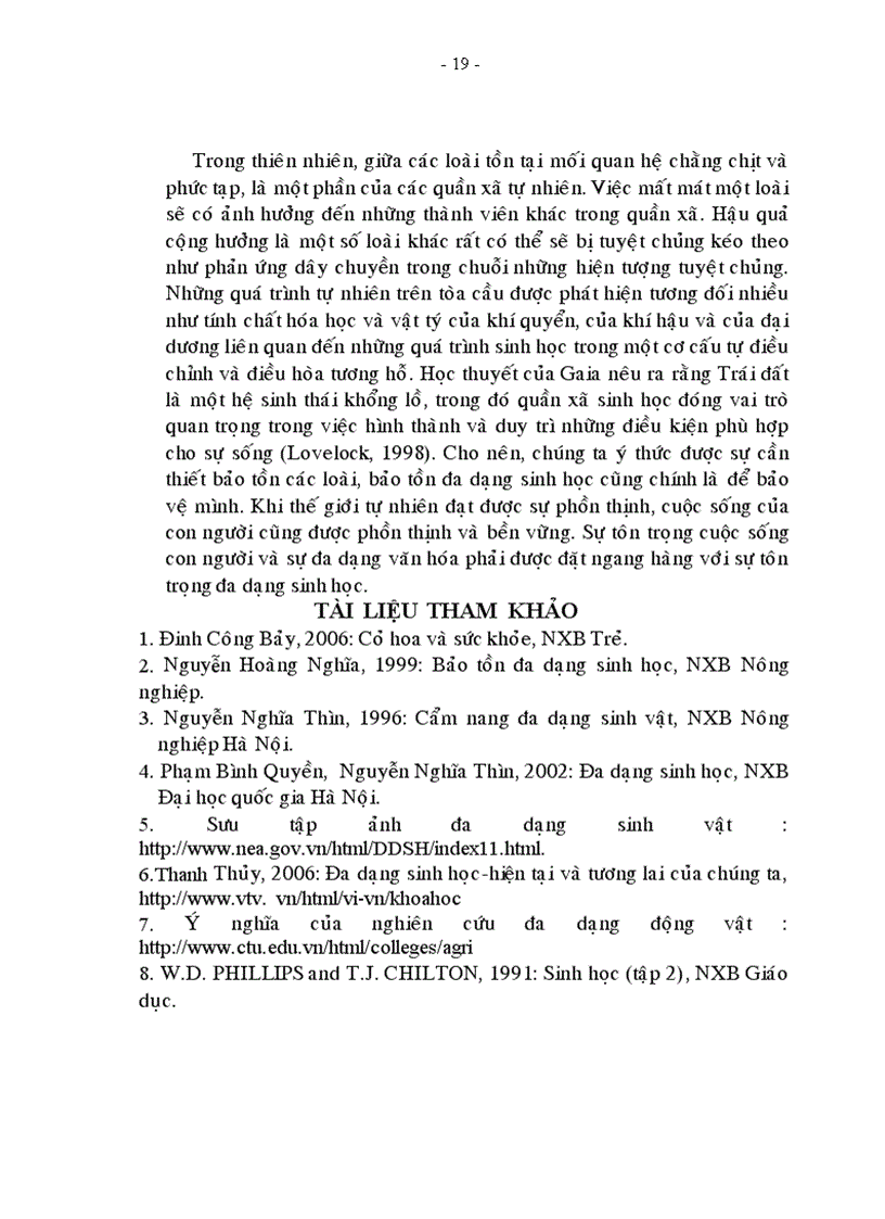 image for page Tiểu luận đa dạng sinh học