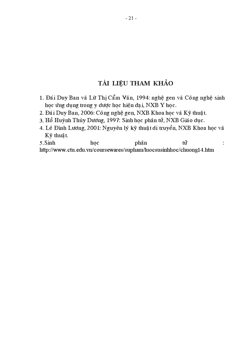 image for page Tiểu luận sinh học phân tử