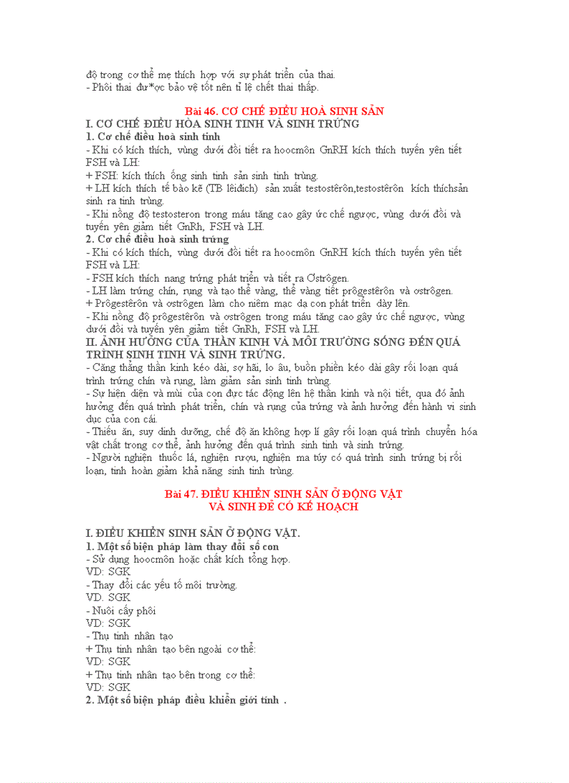 image for page Tóm tắt kiến thức sinh học SGK cơ bản lớp 11