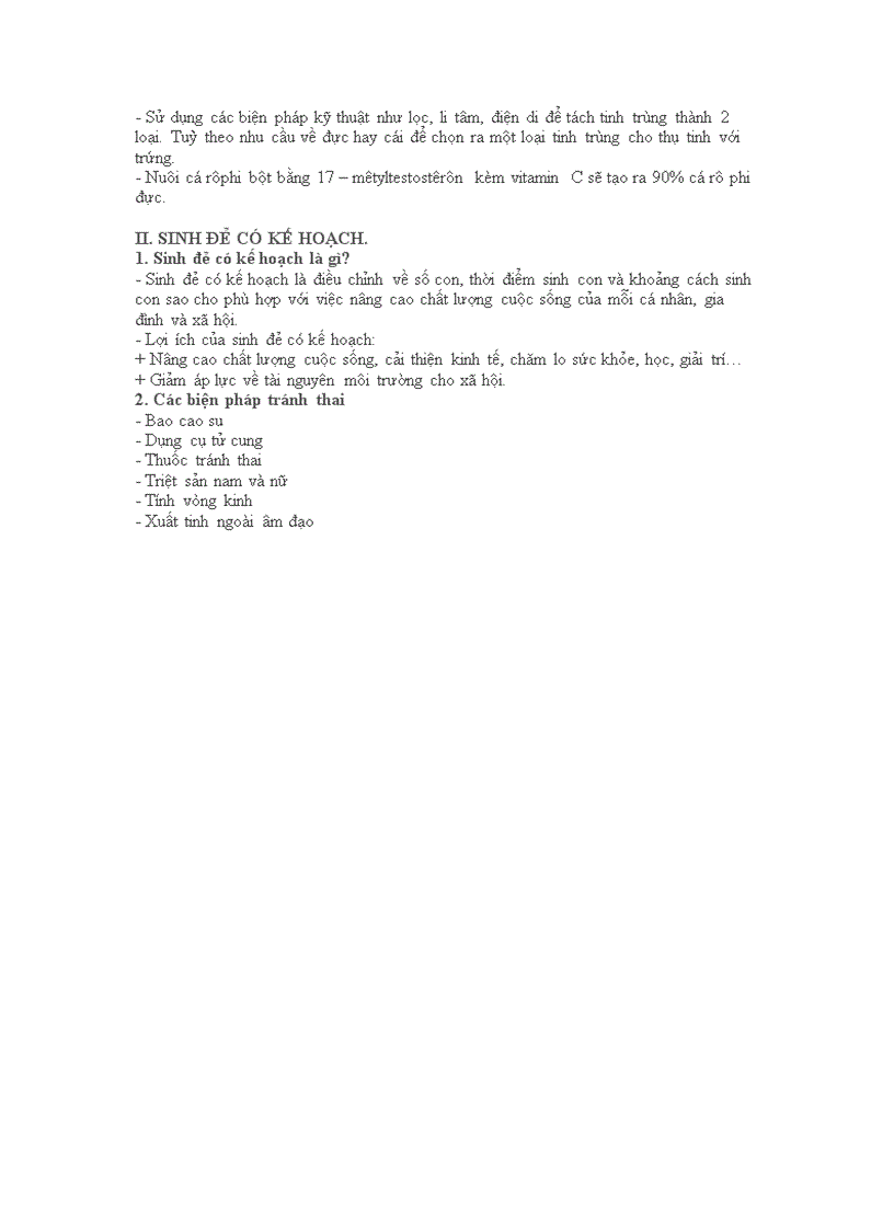 image for page Tóm tắt kiến thức sinh học SGK cơ bản lớp 11