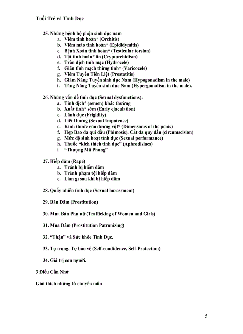 image for page Tuổi trẻ và tình dục