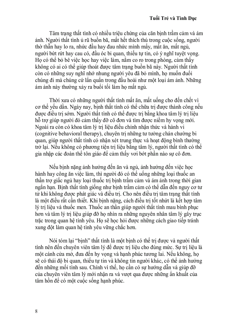 image for page Tuổi trẻ và tình dục