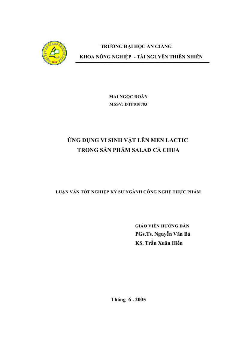 image for page Ứng dụng vi sinh vật lên men lactic