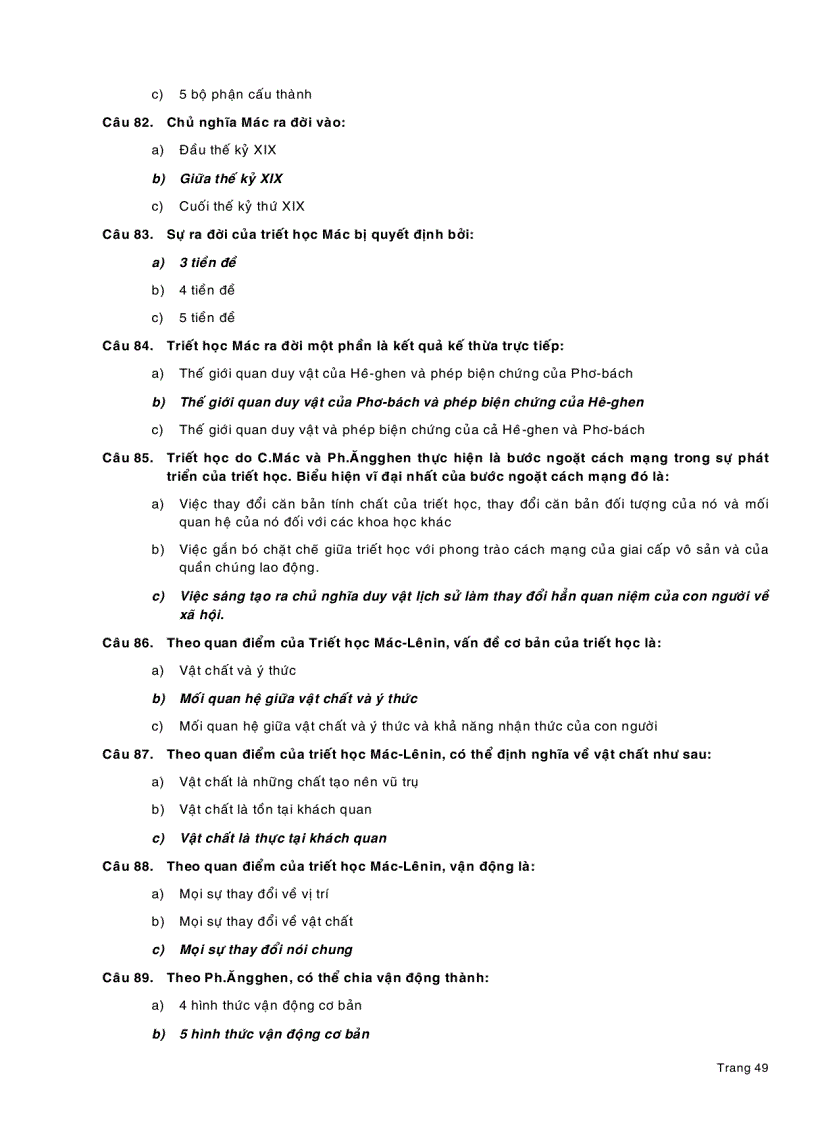 image for page Tài Liệu Ôn Tập Triết Học 3