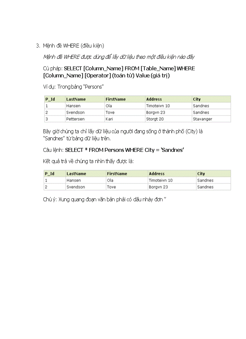 T i li u sql server h ng d n chi ti t s d ng c c h m