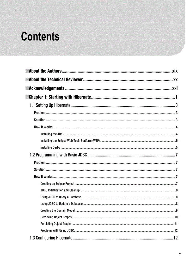 image for page Hibernate Recipes A Problem Solution Approach