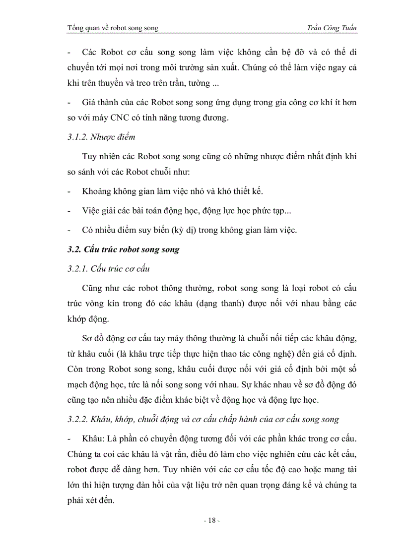 image for page Tổng quan về Robot song song