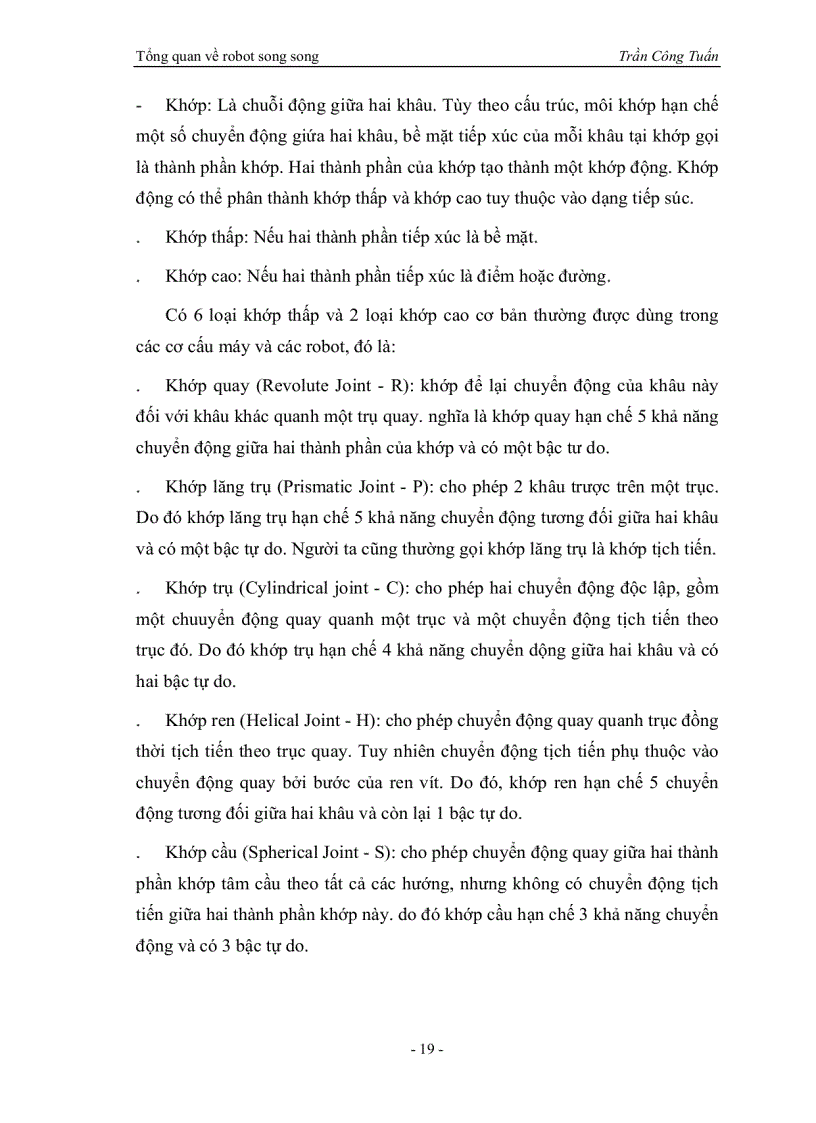 image for page Tổng quan về Robot song song