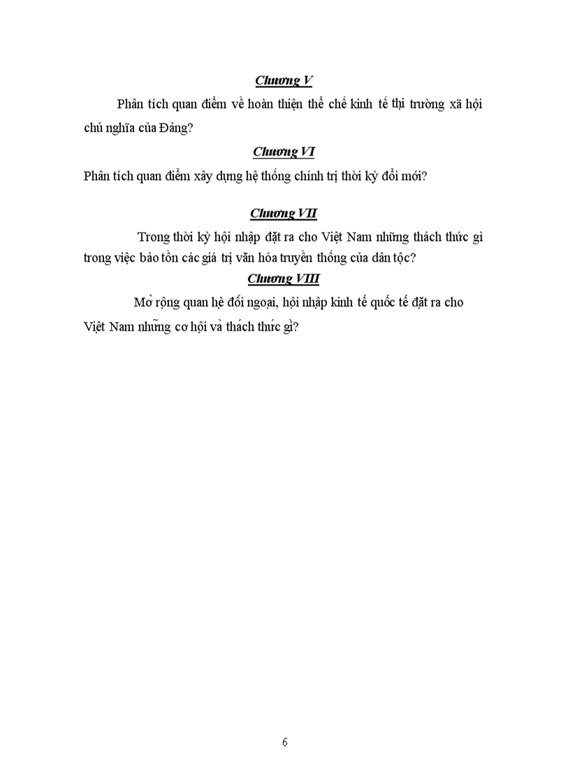 image for page Các câu hỏi ôn tập thi môn Đường lối ĐCSVN nè anh em