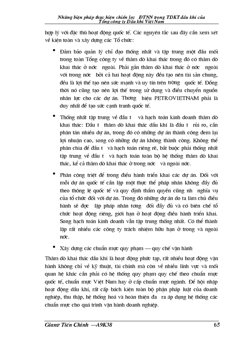 image for page Chiến lược đầu tư nước ngoài trong khai thác dầu khí của Tổng công ty dầu khí Việt Nam