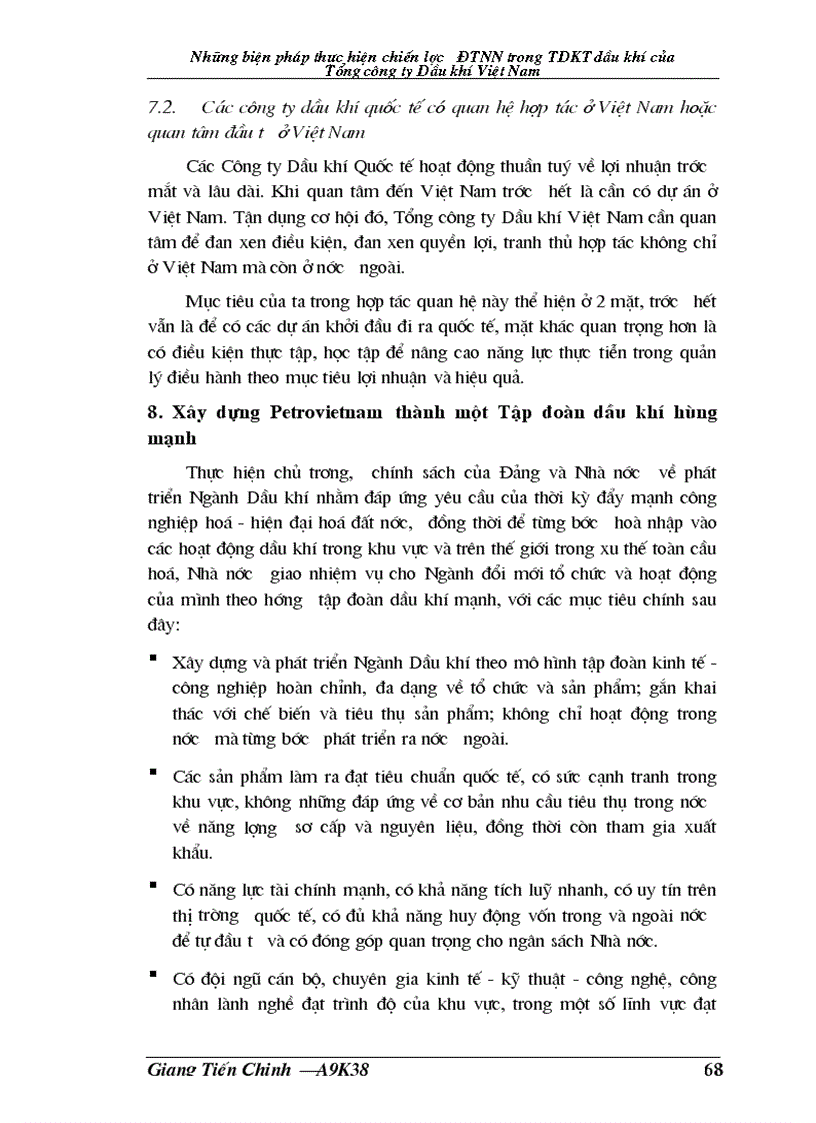 image for page Chiến lược đầu tư nước ngoài trong khai thác dầu khí của Tổng công ty dầu khí Việt Nam