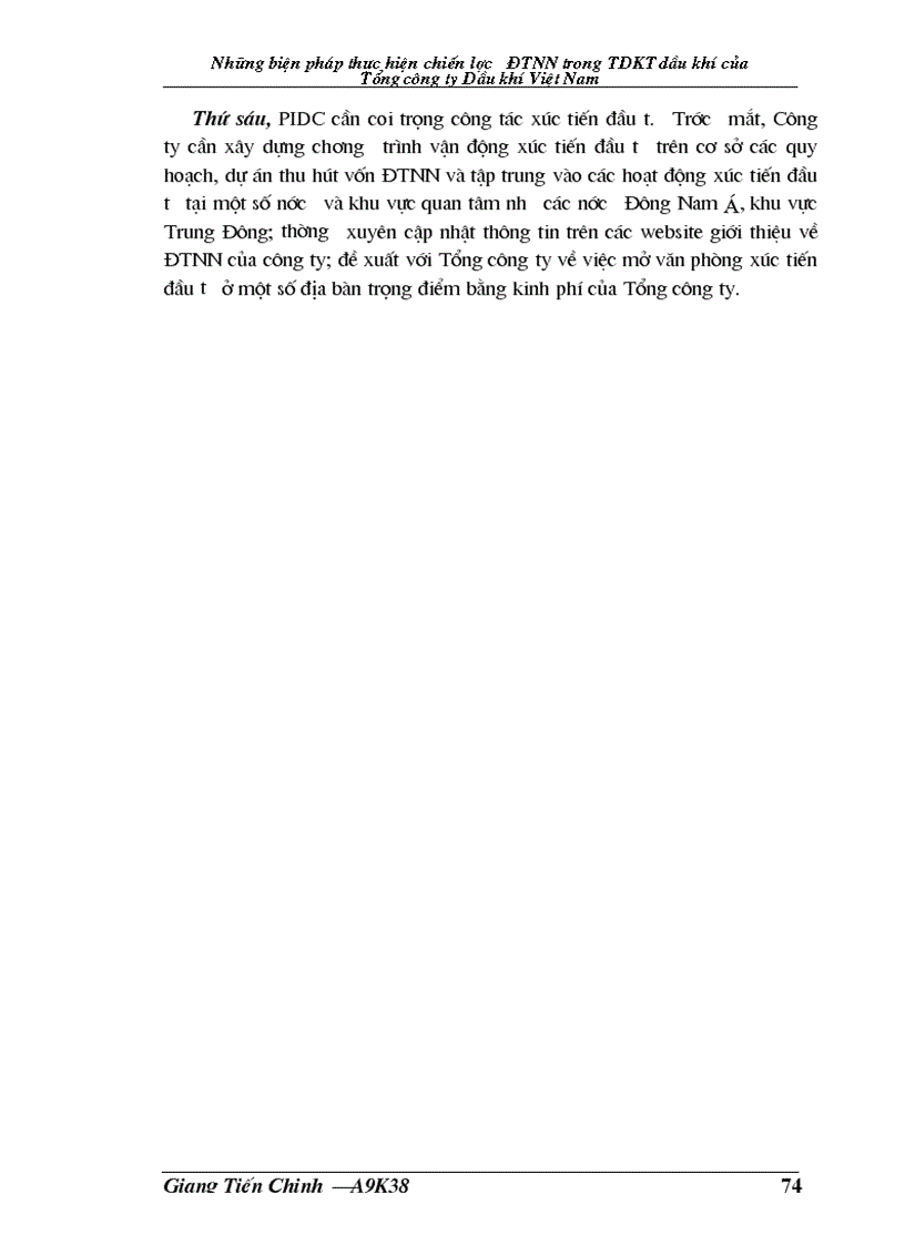 image for page Chiến lược đầu tư nước ngoài trong khai thác dầu khí của Tổng công ty dầu khí Việt Nam