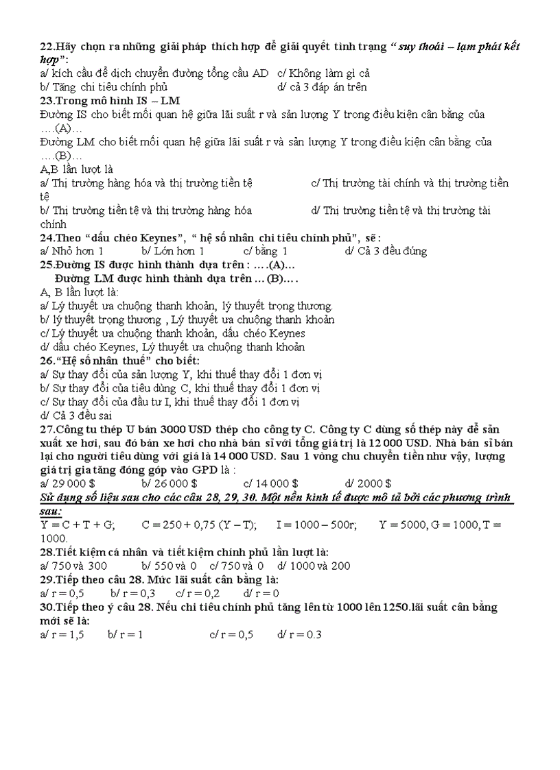 image for page Đề thi kinh tế vĩ mô