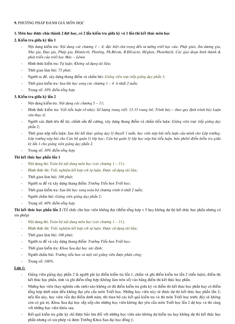 image for page Đề cương chi tiết môn Triết Học Dành Cho Cao Học Và Nghiên Cứu Sinh